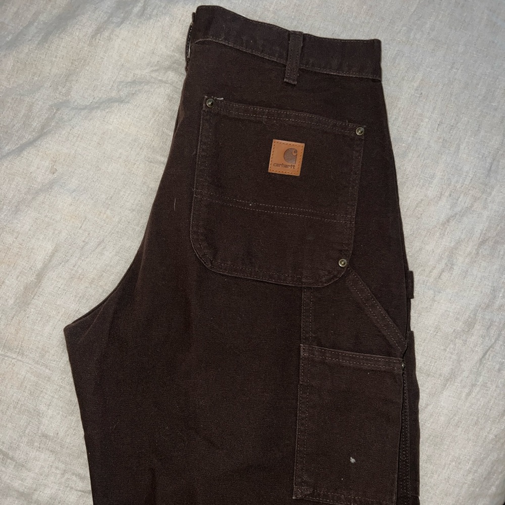 Carhartt LOOSE FIT WASHED DUCK DOUBLE-FRONT UTILITY WORK PANT